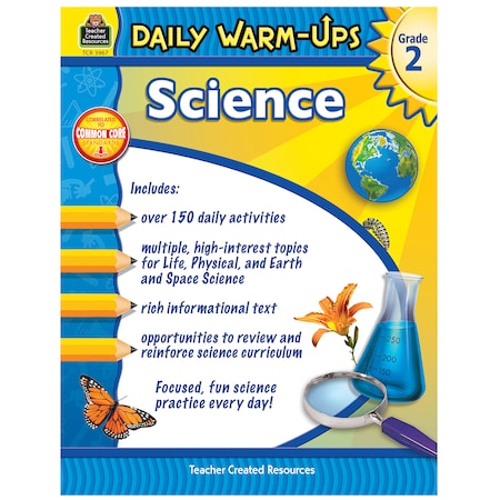Teacher Created Resources Daily Warm-Ups Science Book, Grade 2 3967